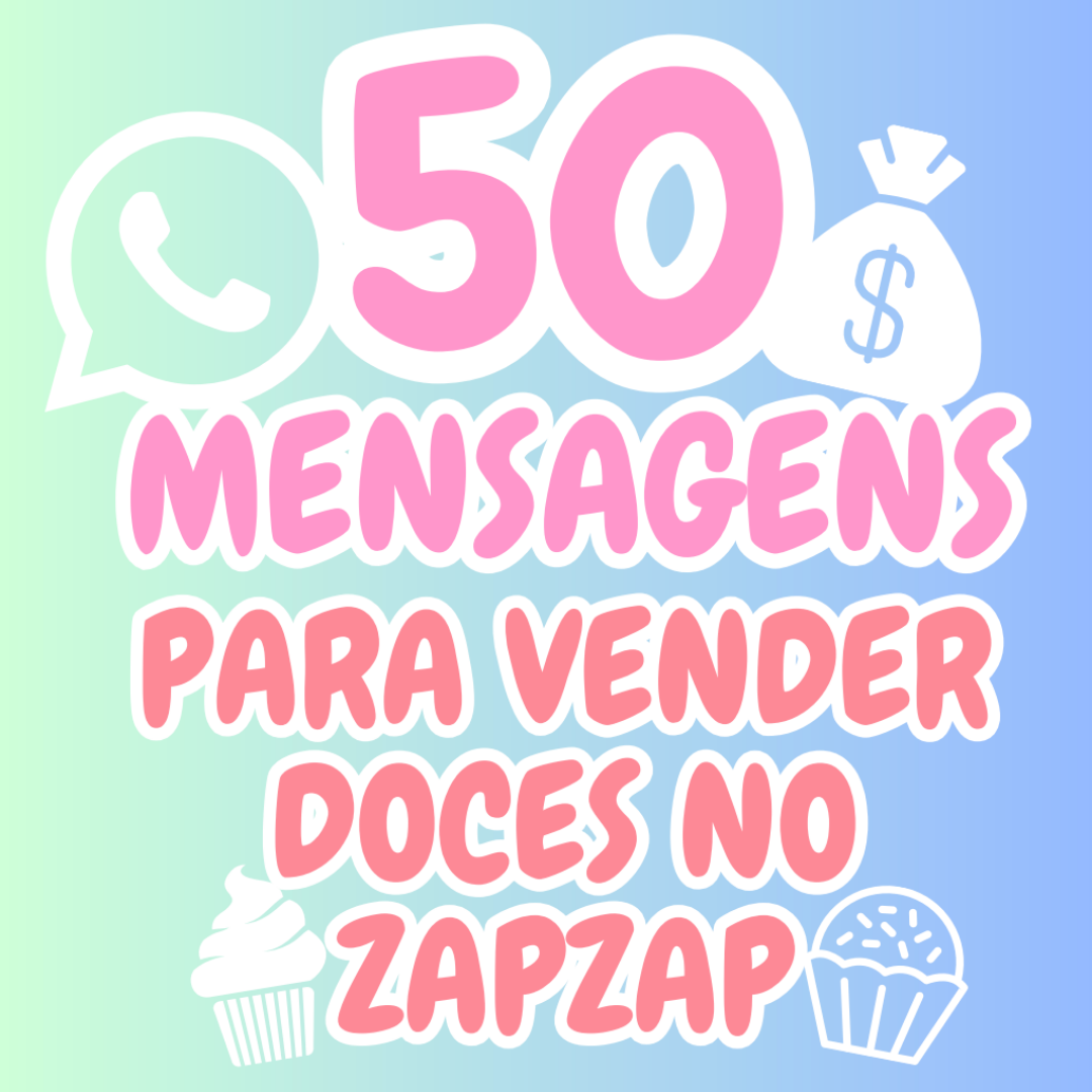 Capa do treinamento 50 mensagens pra vender no WhatsApp